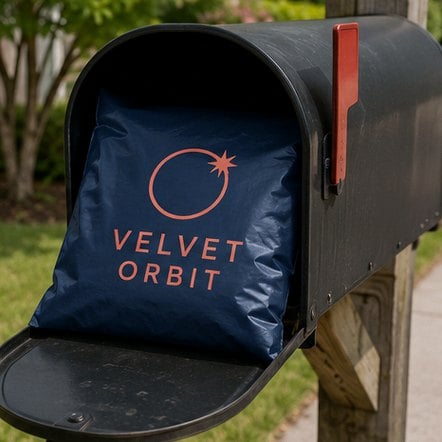 Branded poly mailers with logo