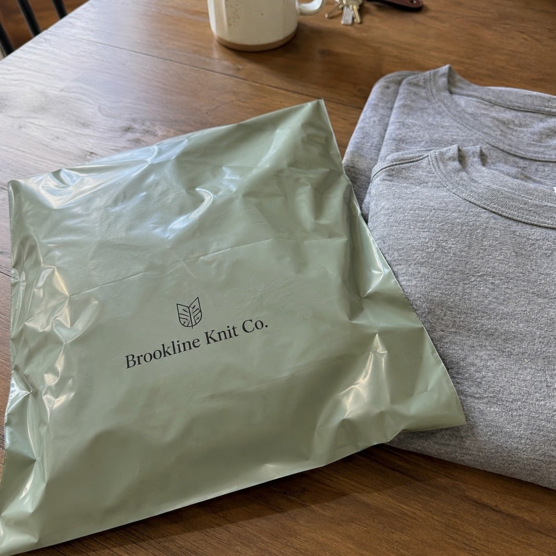 Custom poly mailers — customer photo