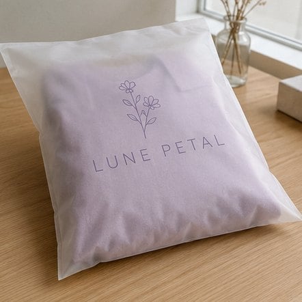 Frosted Boutique Mailer with custom branding