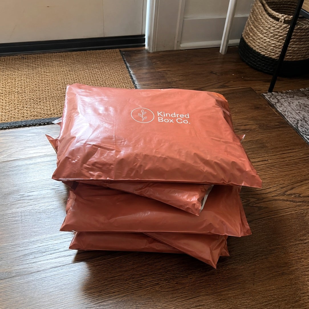 Poly mailers with logo — customer photo